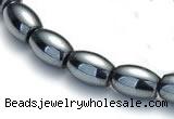 CHE50 15.5  inches 3*5mm rice shape hematite beads Wholesale