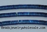 CHE564 15.5 inches 1*2*2mm square plated hematite beads wholesale