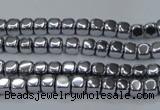 CHE850 15.5 inches 2*2mm dice platedhematite beads wholesale