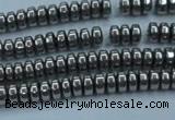 CHE962 15.5 inches 1.5*3mm rondelle plated hematite beads wholesale