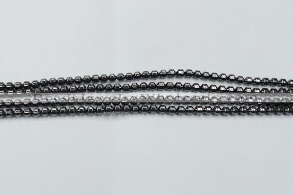 CHE971 15.5 inches 4*4mm hematite beads wholesale