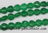 CHG04 15.5 inches 8*8mm heart dyed white jade beads wholesale