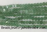 CHG114 15.5 inches 6mm flat heart green aventurine beads wholesale