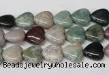 CHG17 15.5 inches 10*10mm heart Indian agate gemstone beads wholesale