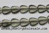 CHG18 15.5 inches 10*10mm heart synthetic smoky quartz beads wholesale