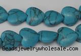 CHG31 15.5 inches 12*12mm heart turquoise beads wholesale