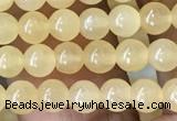 CHJ10 15.5 inches 4mm round honey jade beads wholesale