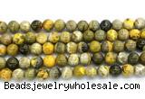 CHJ122 15.5 inches 10mm round honeybee jasper gemstone beads