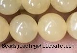 CHJ16 15.5 inches 14mm round honey jade beads wholesale