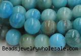 CHM02 16 inches 12mm round blue hemimorphite beads wholesale