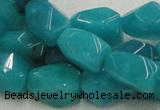 CHM05 16 inches 10*16mm freeform blue hemimorphite beads wholesale