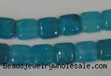 CHM25 15.5 inches 10*10mm square blue hemimorphite beads wholesale