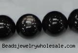 CHS04 15.5 inches 18mm round natural hypersthene gemstone beads