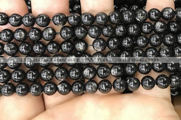 CHS58 15.5 inches 6mm round natural hypersthene beads wholesale