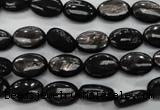 CHS70 15.5 inches 8*12mm oval natural hypersthene beads