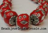 CIB101 17mm round fashion Indonesia jewelry beads wholesale