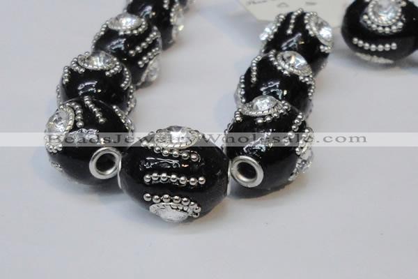 CIB162 19*22mm oval fashion Indonesia jewelry beads wholesale