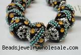 CIB180 18mm round fashion Indonesia jewelry beads wholesale