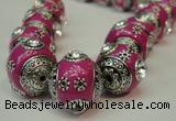 CIB192 19mm round fashion Indonesia jewelry beads wholesale