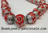 CIB193 19mm round fashion Indonesia jewelry beads wholesale
