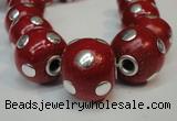 CIB240 18mm round fashion Indonesia jewelry beads wholesale