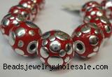 CIB248 18mm round fashion Indonesia jewelry beads wholesale