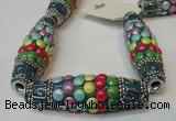 CIB28 17*60mm rice fashion Indonesia jewelry beads wholesale