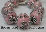 CIB280 16*16mm rondelle fashion Indonesia jewelry beads wholesale