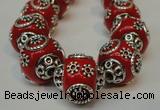 CIB281 16*16mm rondelle fashion Indonesia jewelry beads wholesale