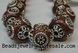 CIB282 16*16mm rondelle fashion Indonesia jewelry beads wholesale