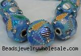 CIB360 23mm round fashion Indonesia jewelry beads wholesale