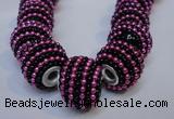 CIB395 15mm round fashion Indonesia jewelry beads wholesale