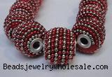 CIB403 17mm round fashion Indonesia jewelry beads wholesale