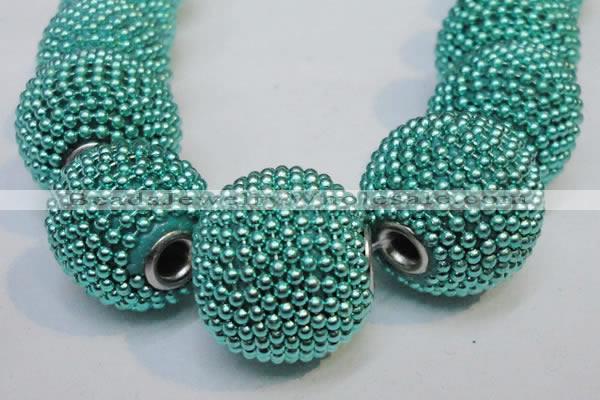 CIB414 20mm round fashion Indonesia jewelry beads wholesale