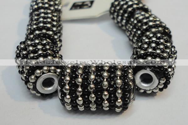 CIB437 14*21mm drum fashion Indonesia jewelry beads wholesale