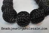 CIB456 30mm round fashion Indonesia jewelry beads wholesale