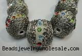 CIB460 25mm round fashion Indonesia jewelry beads wholesale