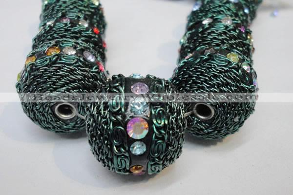 CIB461 25mm round fashion Indonesia jewelry beads wholesale