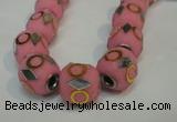 CIB481 15*16mm drum fashion Indonesia jewelry beads wholesale