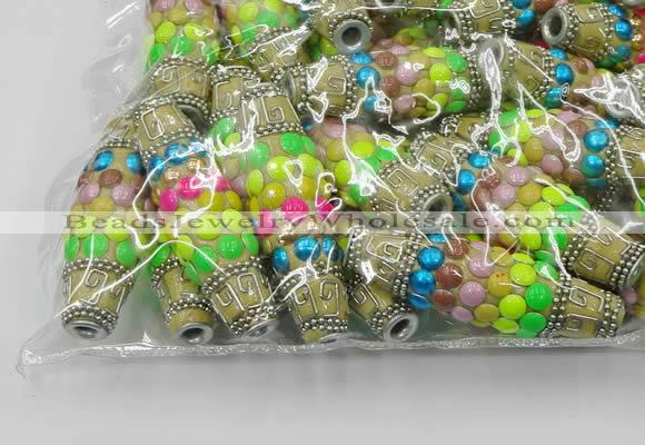 CIB581 16*60mm rice fashion Indonesia jewelry beads wholesale