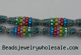 CIB587 16*60mm rice fashion Indonesia jewelry beads wholesale