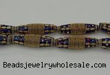 CIB609 16*60mm rice fashion Indonesia jewelry beads wholesale