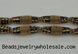 CIB612 16*60mm rice fashion Indonesia jewelry beads wholesale