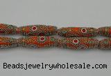 CIB647 16*60mm rice fashion Indonesia jewelry beads wholesale