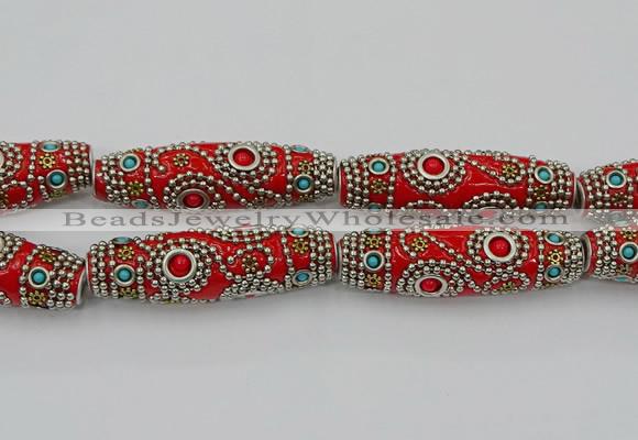 CIB648 16*60mm rice fashion Indonesia jewelry beads wholesale