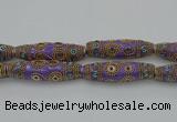 CIB665 16*60mm rice fashion Indonesia jewelry beads wholesale