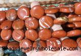 CIBS08 15 inches 20mm coin red jasper gemstone beads wholesale