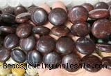 CIBS18 15 inches 20mm coin brecciated jasper gemstone beads wholesale