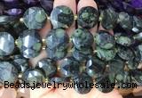 CIBS52 15 inches 15mm faceted coin kambaba jasper beads wholesale CIBS52 15 inches 15mm faceted coin kambaba jasper beads wholesale