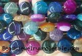 CIBS65 15 inches 20mm coin Agate gemstone beads wholesale CIBS65 15 inches 20mm coin Agate gemstone beads wholesale